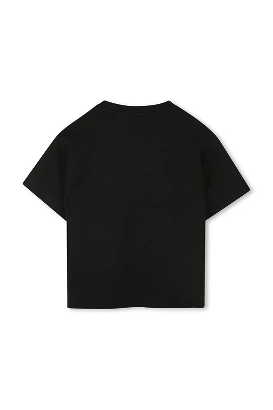 HUGO t-shirt bawełniany dziecięcy G00571.102.108 czarny AW25