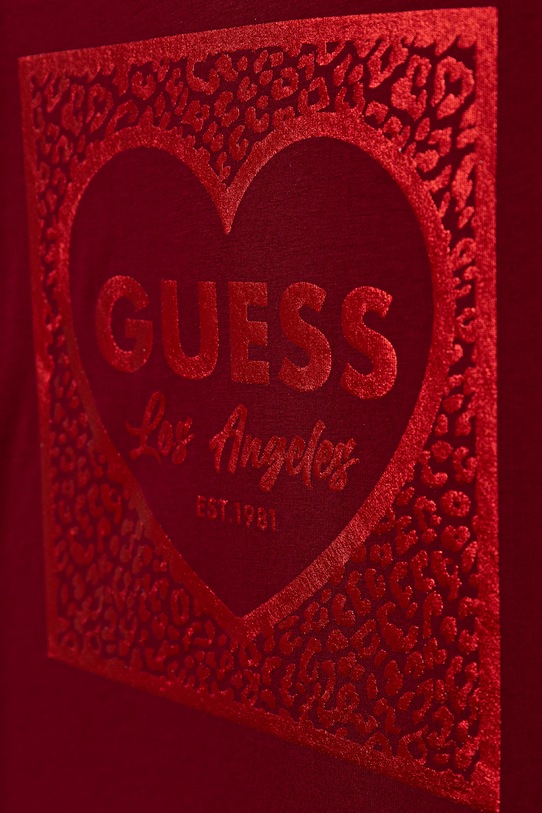 DÍVKA Dětské tričko Guess J5BI00.J1314.9BYA burgundské