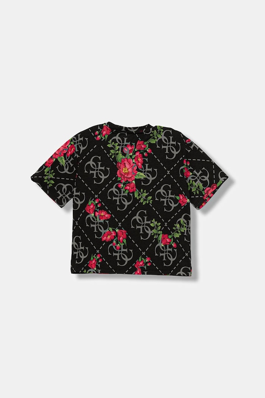 Guess t-shirt dziecięcy J5BI10.J1314.9BYA czarny AW25