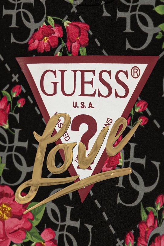 Dziewczynka Guess t-shirt dziecięcy J5BI10.J1314.9BYA czarny