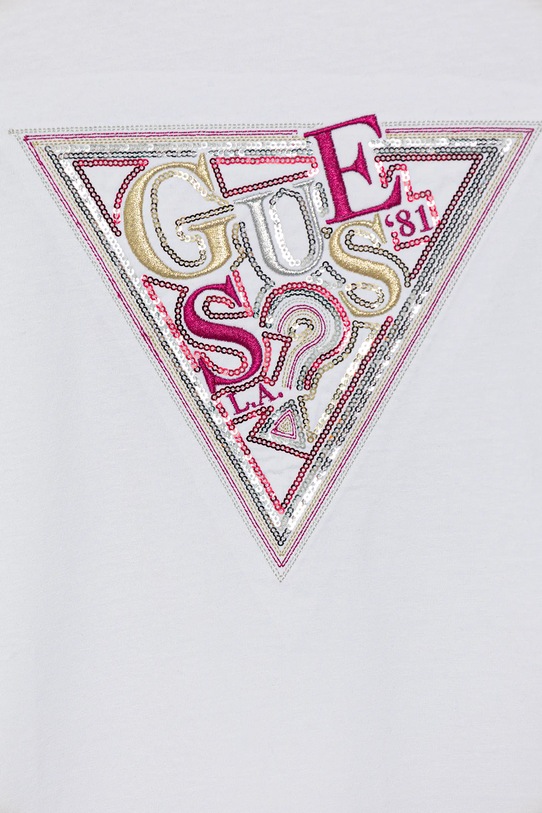 Дівчинка Дитяча футболка Guess J5BI12.J1314.9BYA білий