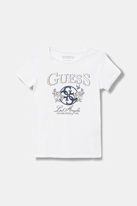 Детская футболка Guess с эластаном белый J5BI19.J1314.9BYA
