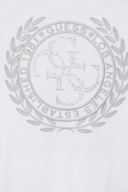 Fete Guess tricou de bumbac pentru copii J5BI22.I3Z14.9BYA alb