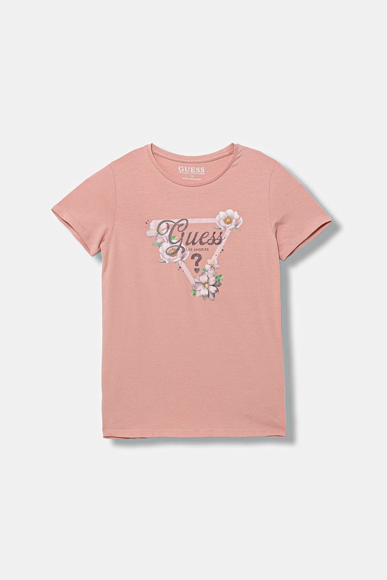 Dětské tričko Guess s elastanem růžová J5BI30.J1314.9BYA