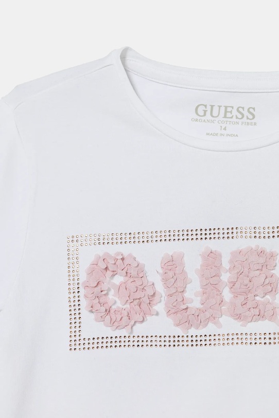 Dziewczynka Guess t-shirt dziecięcy J5BI36.J1314.9BYA biały