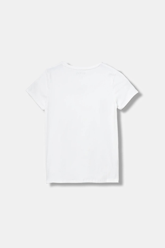 Guess t-shirt bawełniany dziecięcy J5BI39.J1314.9BYA biały AW25