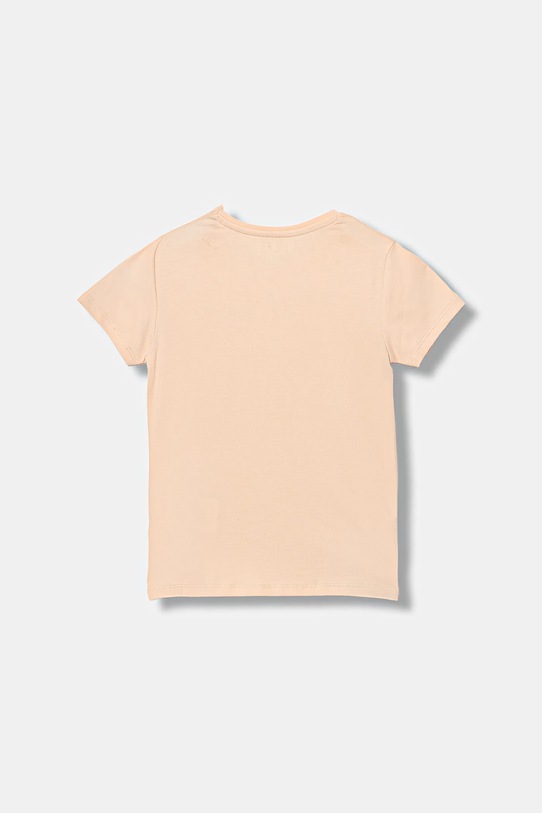 Guess t-shirt bawełniany dziecięcy J5BI39.J1314.9BYA pomarańczowy AW25