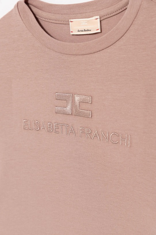 Dziewczynka Elisabetta Franchi t-shirt dziecięcy EGTS098.0.JE006 różowy