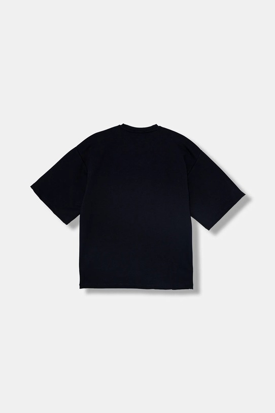 Pinko t-shirt dziecięcy KFTS018.C.JT006 granatowy AW25