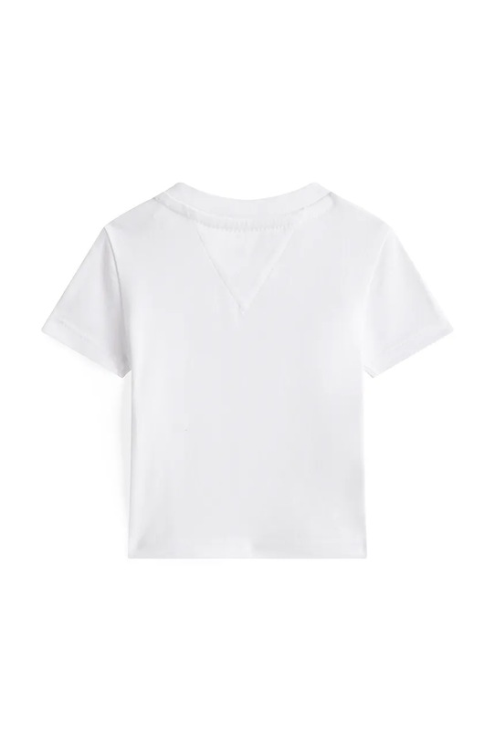 Детская хлопковая футболка Tommy Hilfiger KN0KN02055.9BYA белый AW25