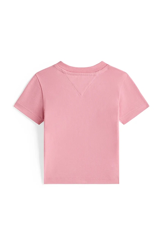 Tommy Hilfiger tricou de bumbac pentru copii KN0KN02055.9BYA roz AW25