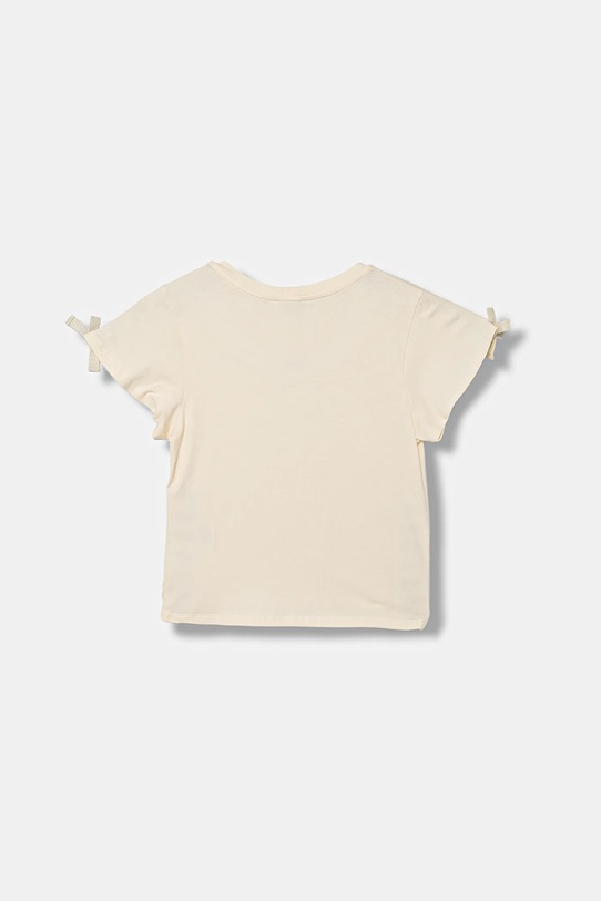 Παιδικό μπλουζάκι United Colors of Benetton 3P4ZC10QH.G.seasonal μπεζ AW25