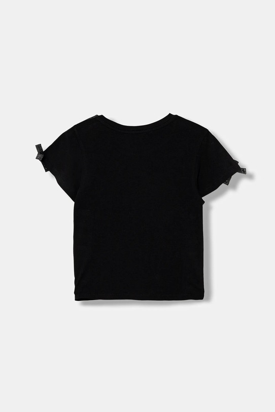 Παιδικό μπλουζάκι United Colors of Benetton 3P4ZC10QH.G.seasonal μαύρο AW25