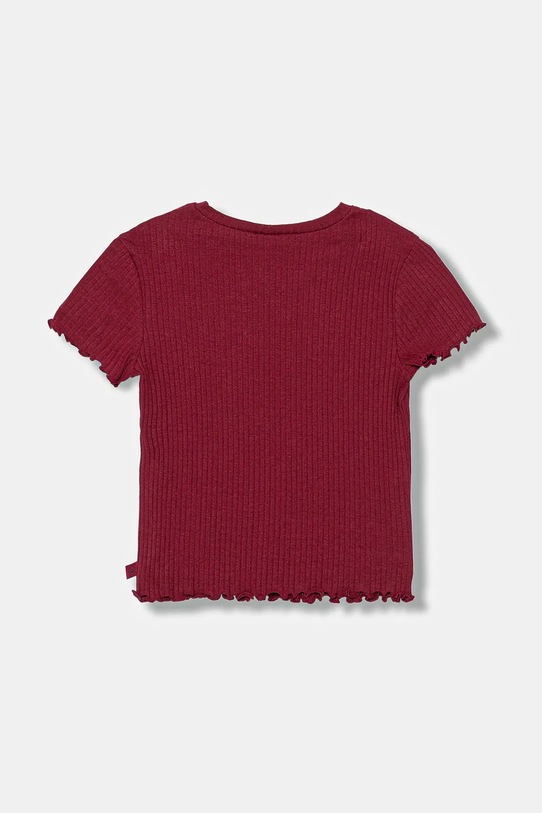 United Colors of Benetton t-shirt dziecięcy 3F1AC10N4.G.Season.9BYA bordowy AW25