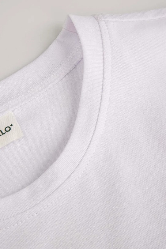 Dziewczynka Coccodrillo t-shirt bawełniany dziecięcy ZC5143202CGJ biały