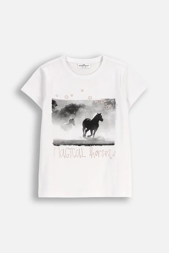 Coccodrillo tricou copii print alb ZC5143201VGA