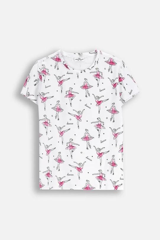 Coccodrillo t-shirt dziecięcy wzorzyste biały ZC5143208VGA