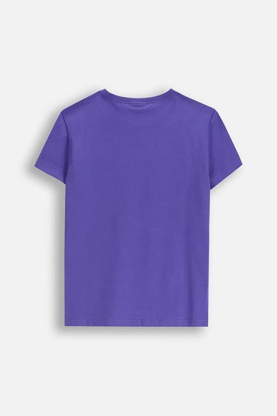 Coccodrillo t-shirt dziecięcy ZC5143209VGA fioletowy AW25