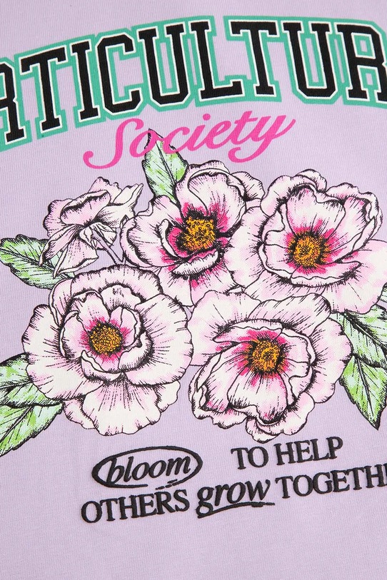 Coccodrillo t-shirt dziecięcy fioletowy ZC5143223VGA