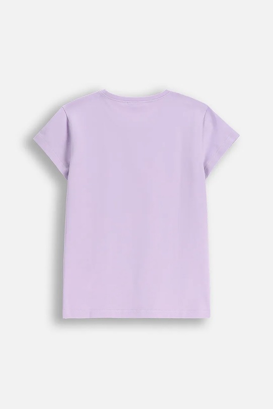 Coccodrillo t-shirt dziecięcy ZC5143224VGA fioletowy AW25