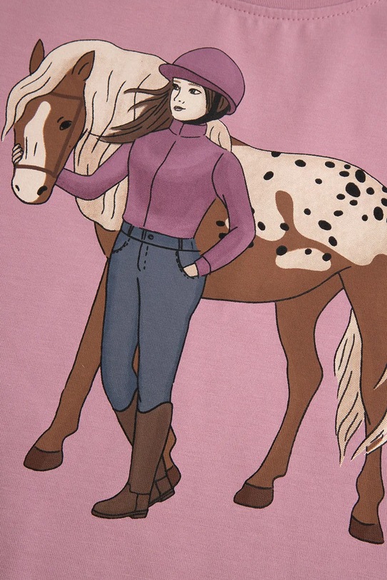 Coccodrillo t-shirt dziecięcy różowy ZC5143225VGA