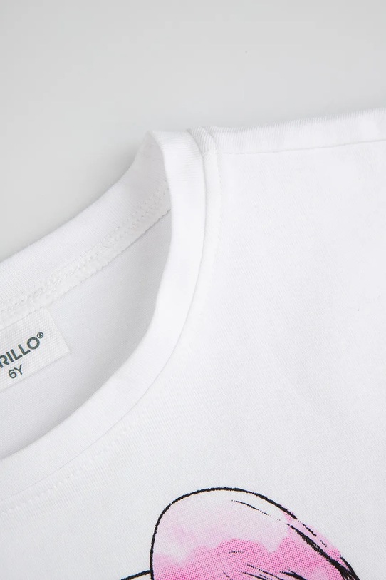 Dziewczynka Coccodrillo t-shirt dziecięcy ZC5143227VGA biały