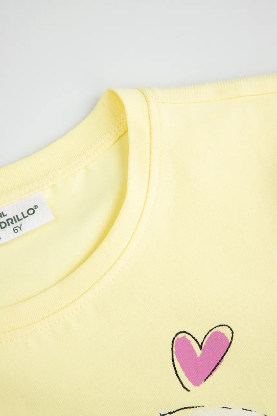Девочка Детская футболка Coccodrillo ZC5143228VGA жёлтый