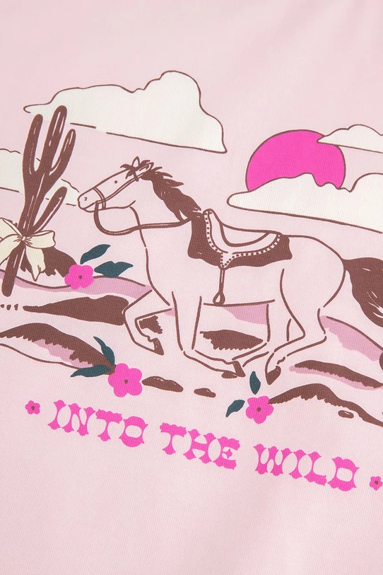 Παιδικό μπλουζάκι Coccodrillo ροζ ZC5143239VGA