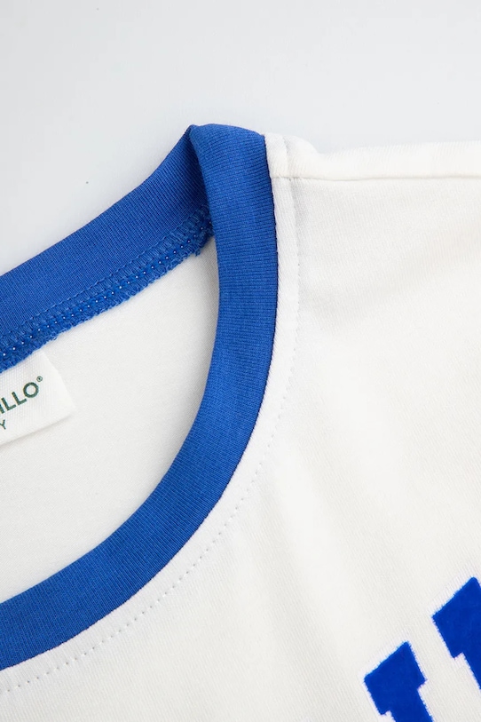 Dziewczynka Coccodrillo t-shirt bawełniany dziecięcy ZC5143203LGD beżowy