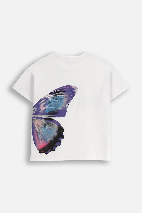 Coccodrillo t-shirt z bawełną dziecięcy ZC5143202RGJ biały AW25