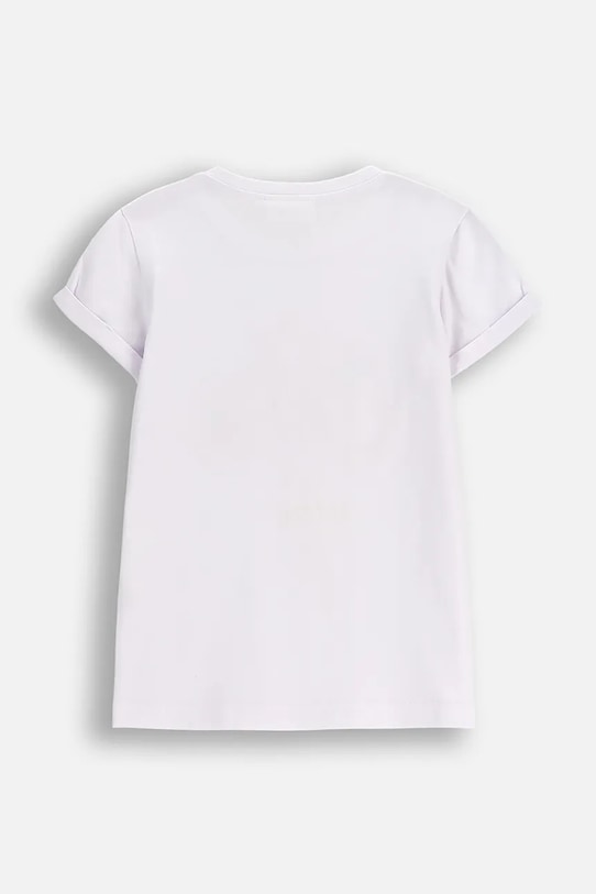 Detské bavlnené tričko Coccodrillo ZC5143202FGK biela AW25