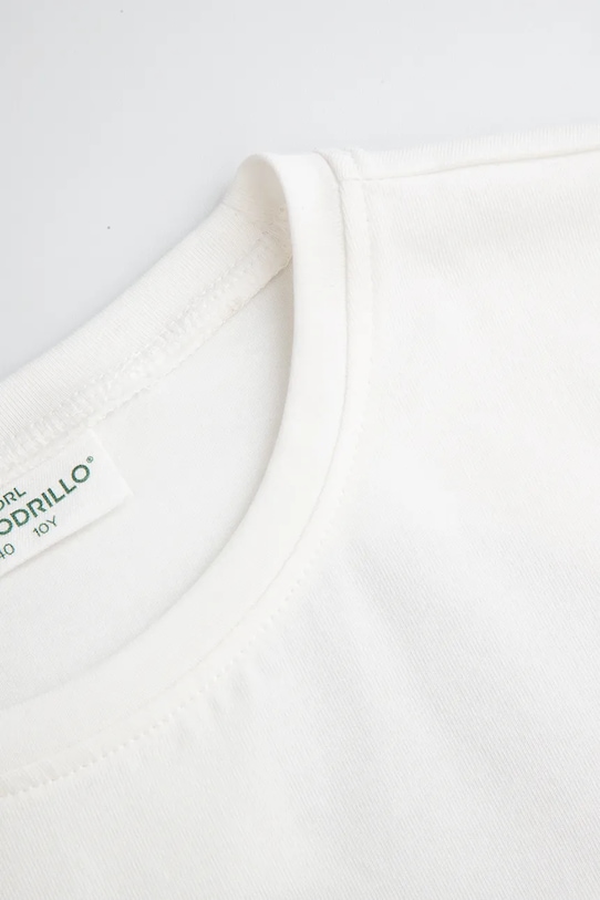 Κοριτσίστικα Παιδικό βαμβακερό μπλουζάκι Coccodrillo ZC5143209LGD μπεζ