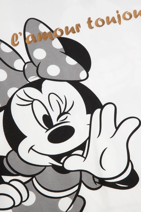 Παιδικό βαμβακερό μπλουζάκι Coccodrillo μπεζ ZC5143209LGD