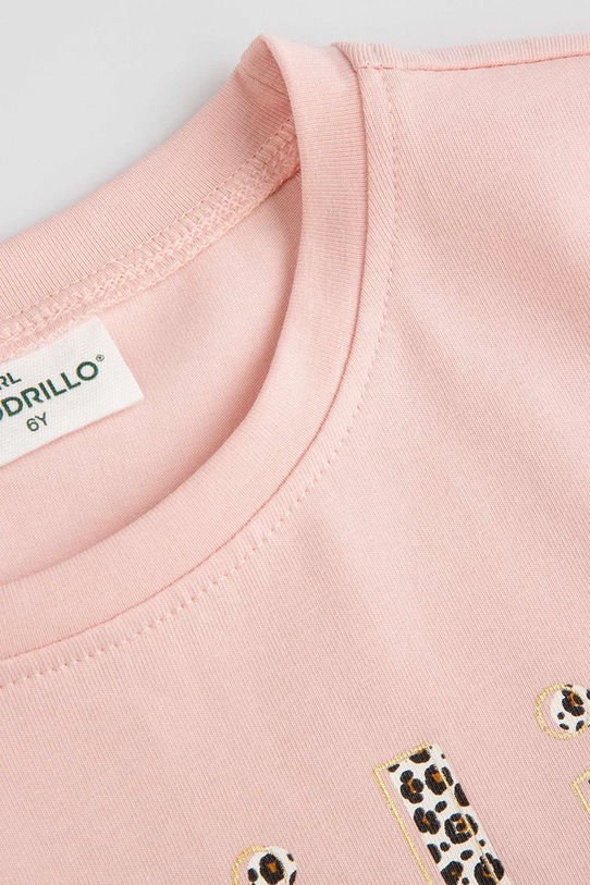 DÍVKA Dětské tričko Coccodrillo ZC5143211LGD růžová