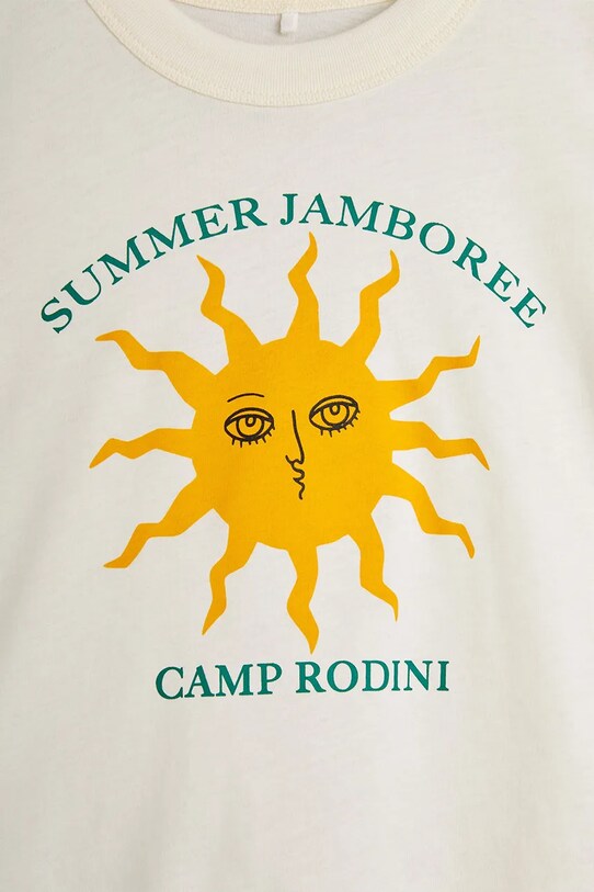 Băieți Mini Rodini tricou de bumbac pentru copii Sun 2562011011 bej