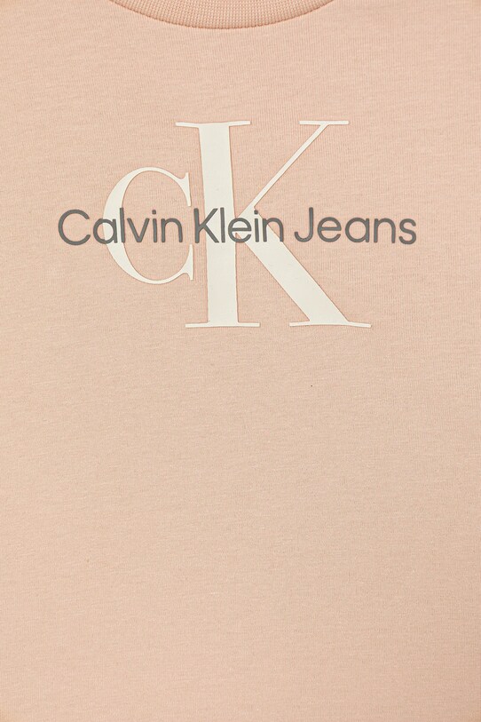 Chłopiec Calvin Klein Jeans t-shirt niemowlęcy IN0IN00001.9BYA pomarańczowy