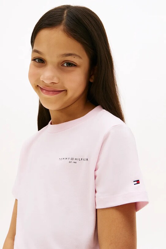 Tommy Hilfiger t-shirt KS0KS00594.92.122.9BYA różowy AW25