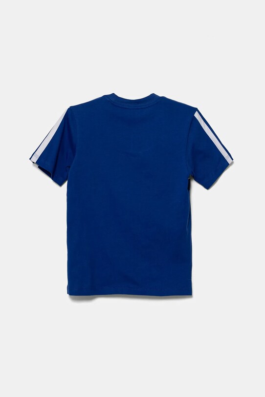 Detské bavlnené tričko adidas JC7470 modrá AW25