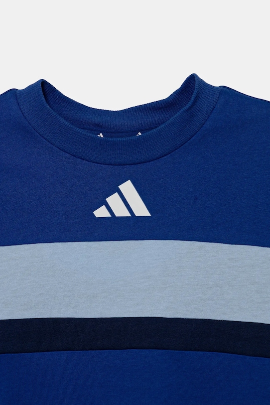 adidas tricou de bumbac pentru copii albastru JC7470