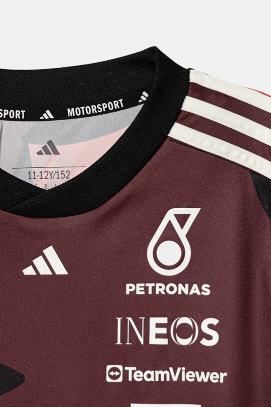 Chłopiec adidas Performance t-shirt dziecięcy MERCEDES JZ6209 bordowy