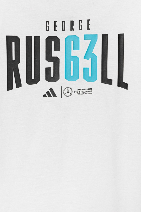 Băieți adidas Performance tricou de bumbac pentru copii MERCEDES JZ8907 alb
