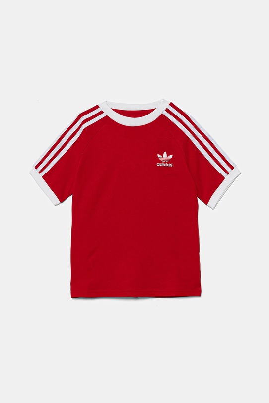 adidas Originals t-shirt in cotone per bambini cotone rosso JI8467