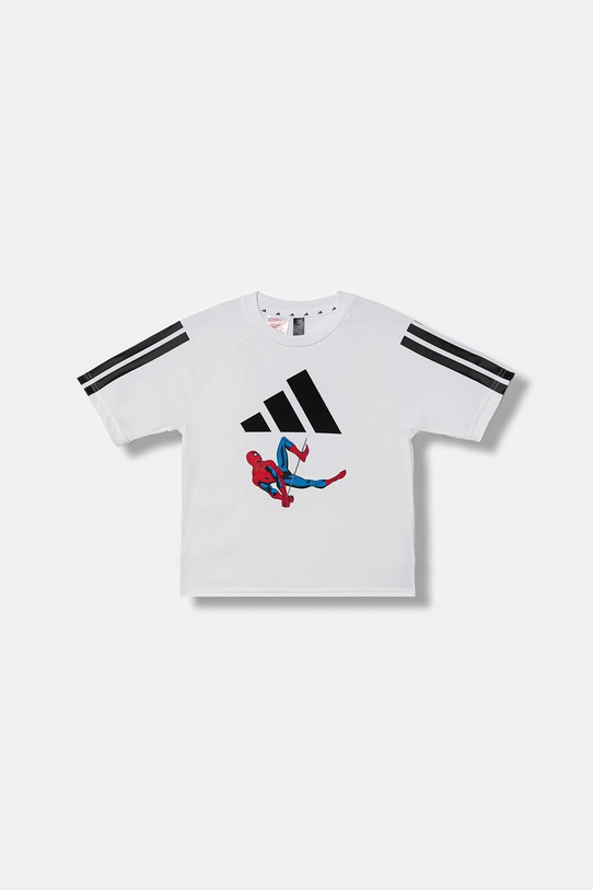 Детская футболка adidas Marvel узор белый JM0806