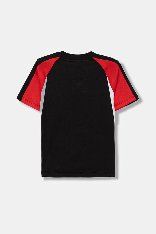 adidas t-shirt bawełniany dziecięcy JM1629 czarny AW25