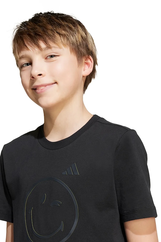 Детская хлопковая футболка adidas x Smiley JN2160