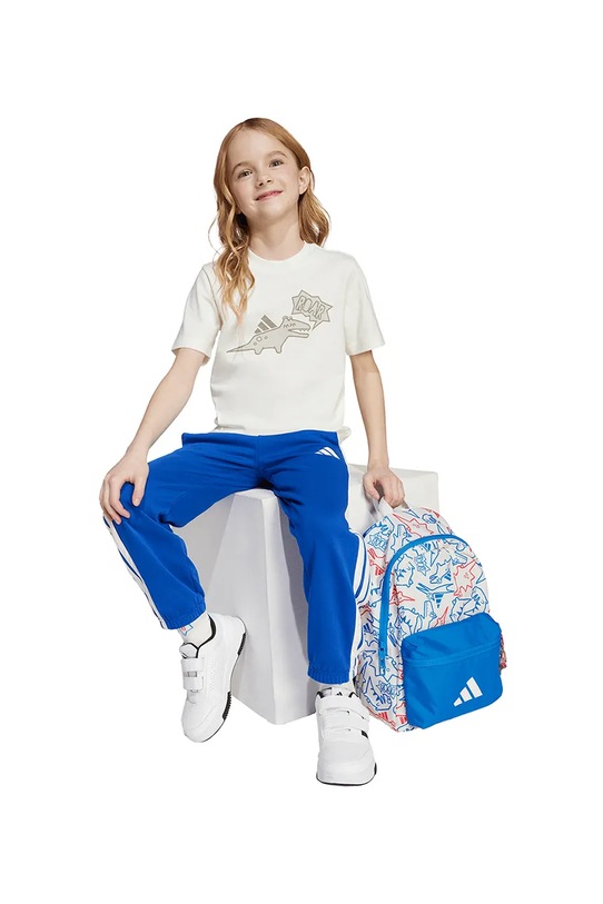 Дитяча бавовняна футболка adidas JV5074