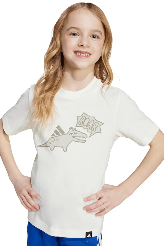 adidas t-shirt bawełniany dziecięcy JV5074