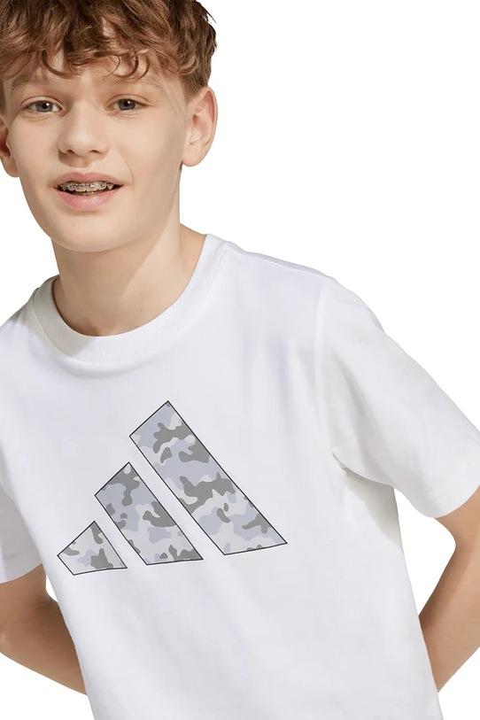 adidas t-shirt bawełniany dziecięcy JV5077