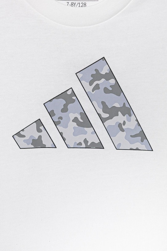 adidas tricou de bumbac pentru copii alb JV5077