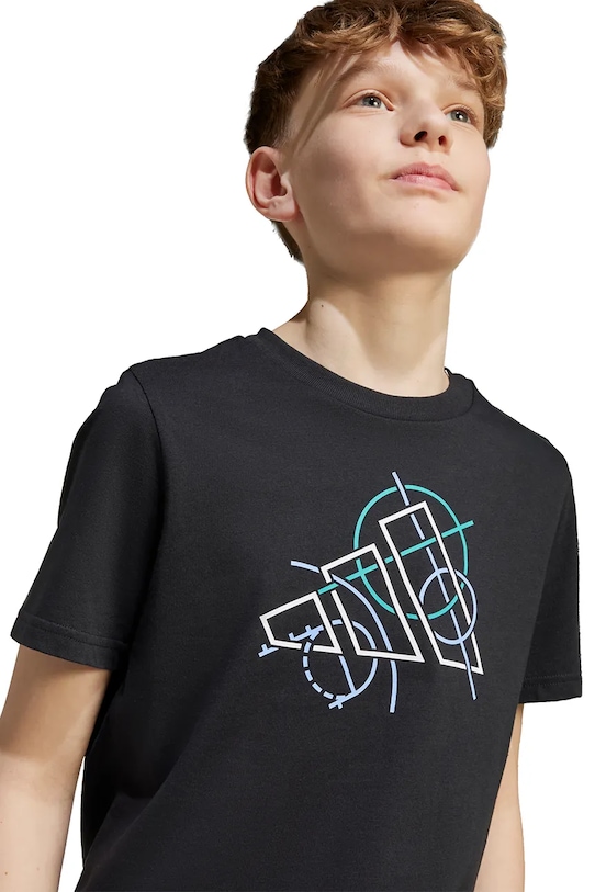 Dětské bavlněné tričko adidas JV5104